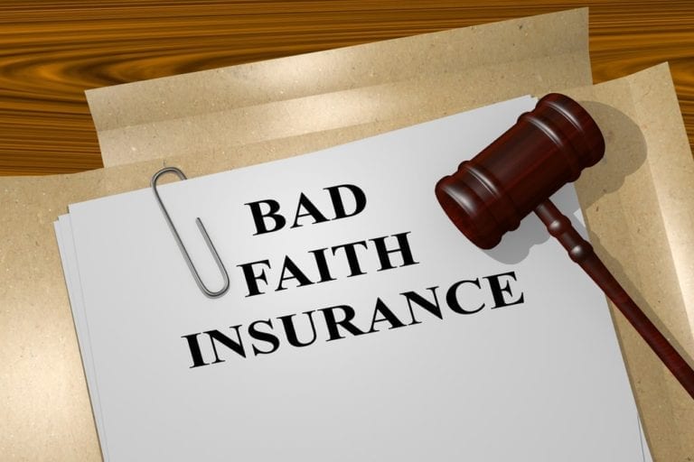 how to spot bad faith insurance strategies