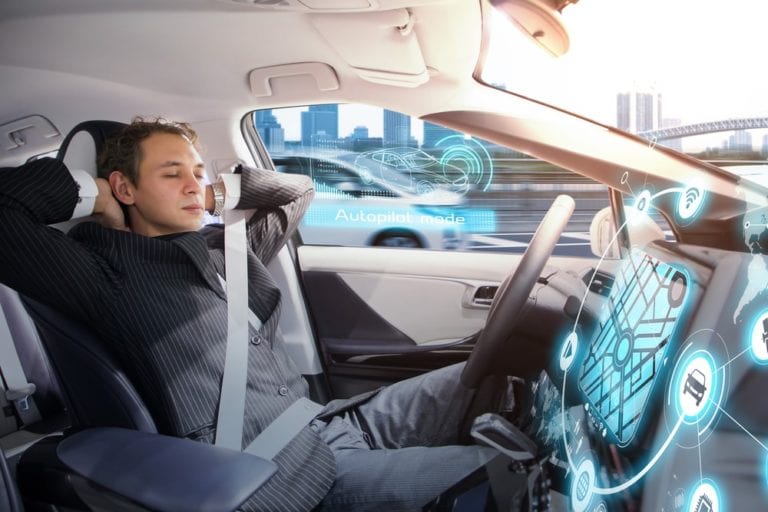 self driving car accident liability
